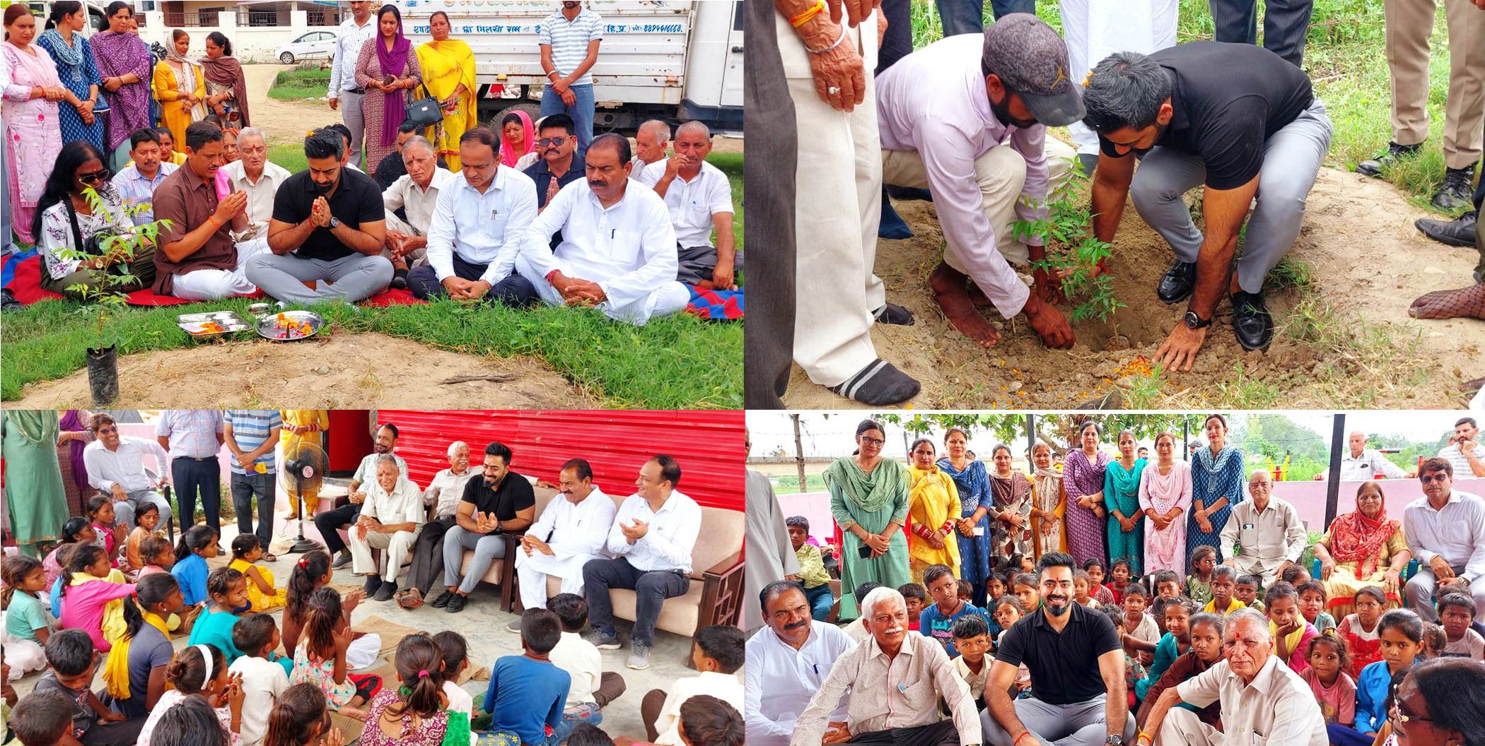 Deputy Commissioner gave the message of environmental protection by planting saplings at NRST Center Ghaluwal.